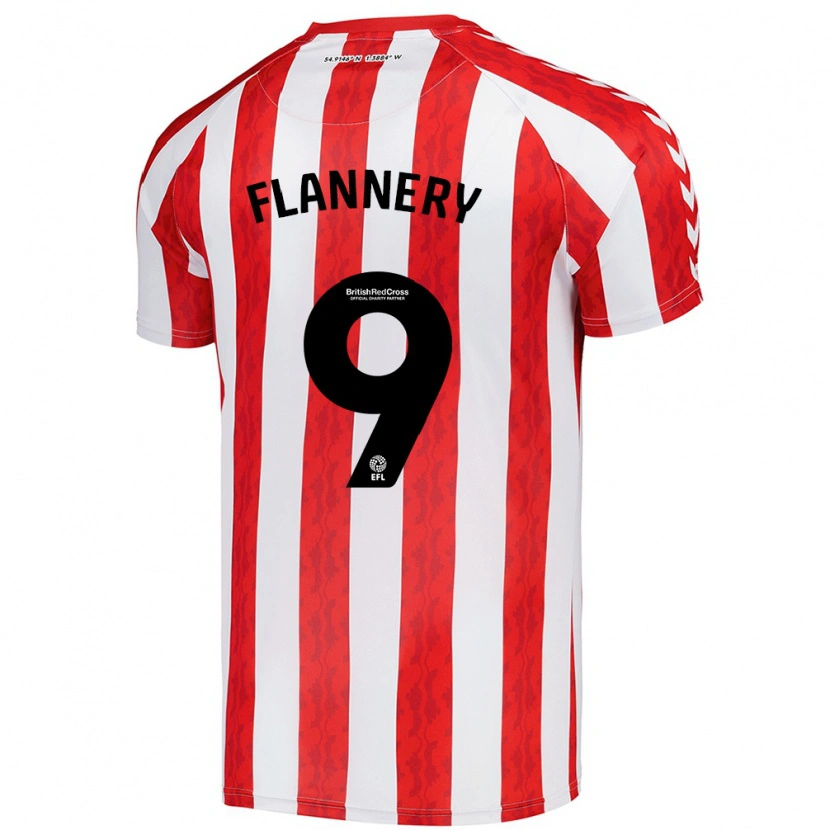 Danxen Herren Keira Flannery #9 Rot Weiß Heimtrikot Trikot 2024/25 T-Shirt Schweiz