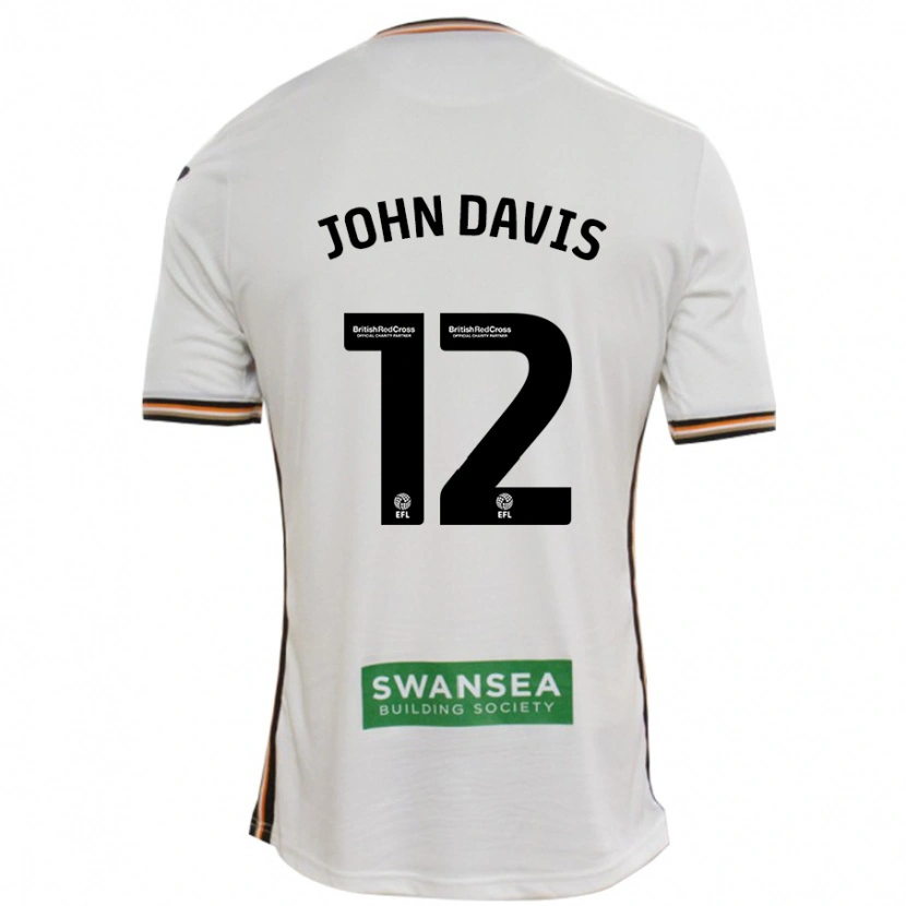 Danxen Herren Stacey John-Davis #12 Rot Weiß Heimtrikot Trikot 2024/25 T-Shirt Schweiz