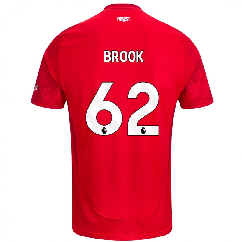 Danxen Herren Will Brook #62 Rot Weiß Heimtrikot Trikot 2024/25 T-Shirt Schweiz