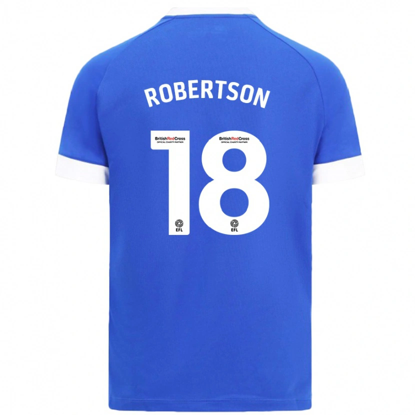 Danxen Herren Alex Robertson #18 Himmelblau Heimtrikot Trikot 2024/25 T-Shirt Schweiz