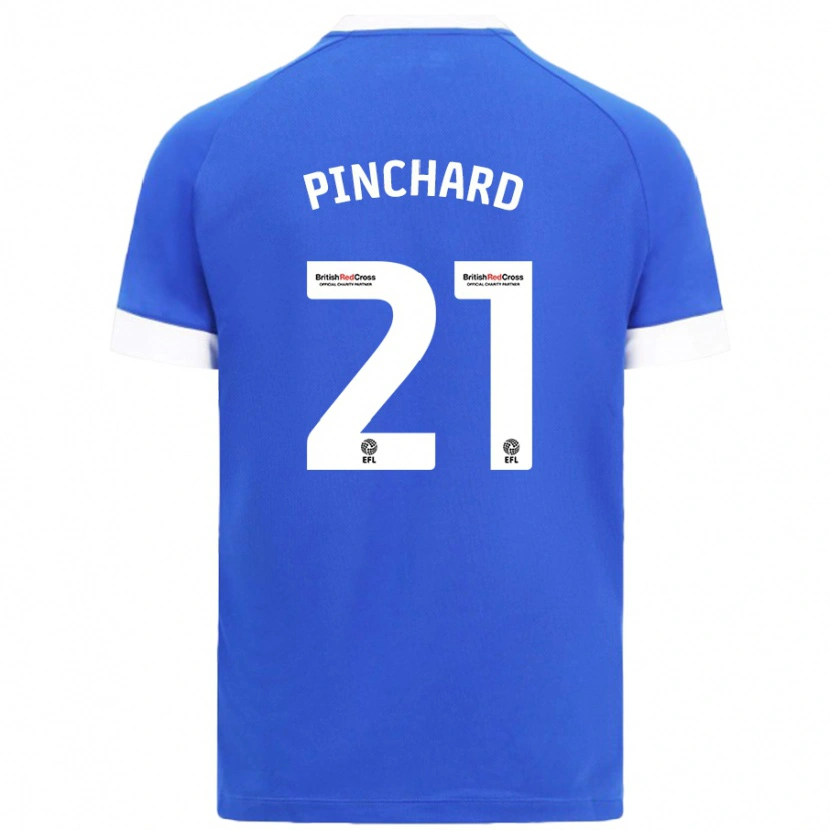 Danxen Herren Cerys Pinchard #21 Himmelblau Heimtrikot Trikot 2024/25 T-Shirt Schweiz
