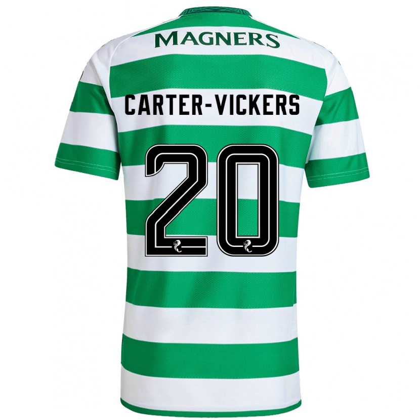 Danxen Herren Cameron Carter-Vickers #20 Grün Weiß Heimtrikot Trikot 2024/25 T-Shirt Schweiz