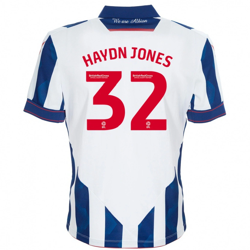 Danxen Herren Mackenzie Haydn-Jones #32 Weiß Dunkelblau Heimtrikot Trikot 2024/25 T-Shirt Schweiz