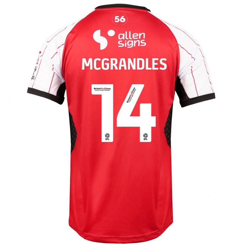 Danxen Herren Conor Mcgrandles #14 Weiß Heimtrikot Trikot 2024/25 T-Shirt Schweiz
