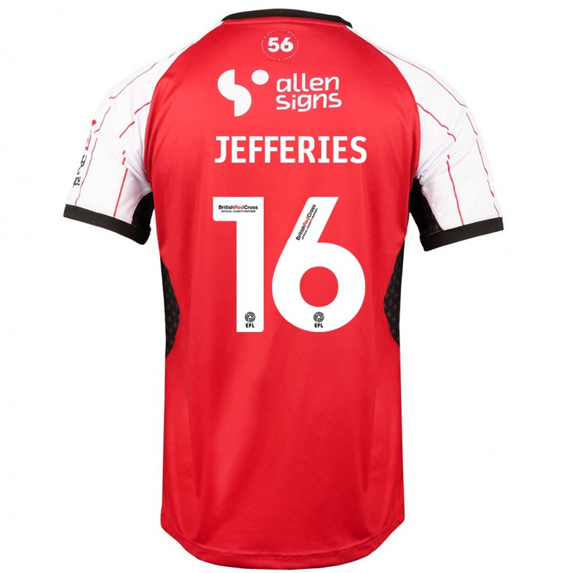 Danxen Herren Dom Jefferies #16 Weiß Heimtrikot Trikot 2024/25 T-Shirt Schweiz