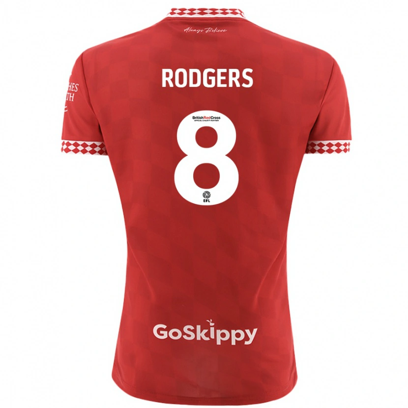 Danxen Herren Amy Rodgers #8 Rot Heimtrikot Trikot 2024/25 T-Shirt Schweiz