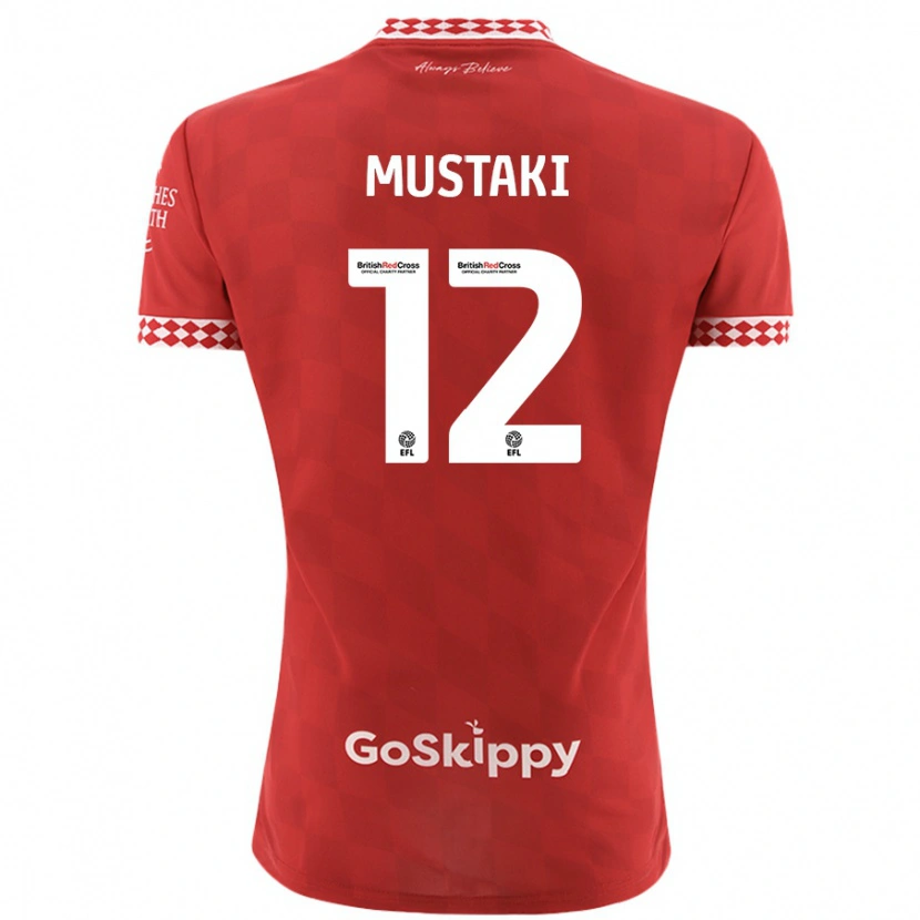 Danxen Herren Chloe Mustaki #12 Rot Heimtrikot Trikot 2024/25 T-Shirt Schweiz