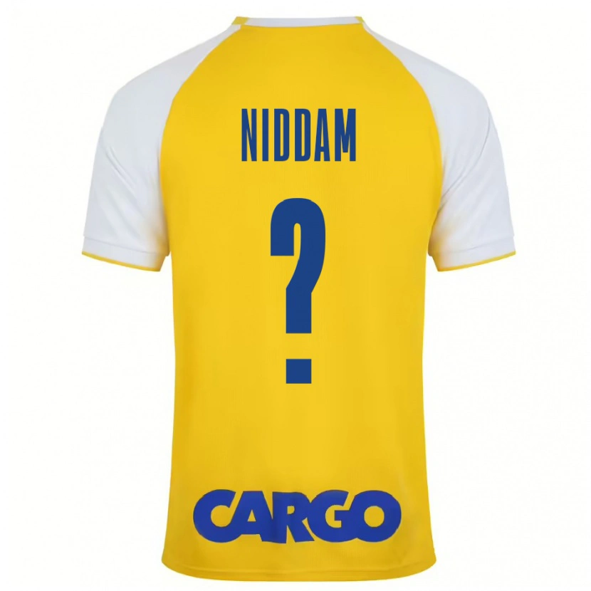 Danxen Herren Nadav Niddam #0 Gelb Weiß Heimtrikot Trikot 2024/25 T-Shirt Schweiz