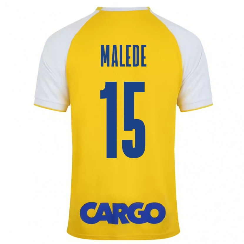 Danxen Herren Yonas Malede #15 Gelb Weiß Heimtrikot Trikot 2024/25 T-Shirt Schweiz