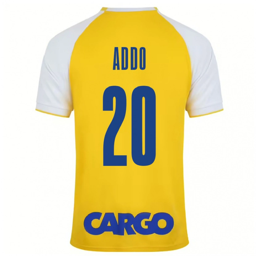 Danxen Herren Henry Addo #20 Gelb Weiß Heimtrikot Trikot 2024/25 T-Shirt Schweiz