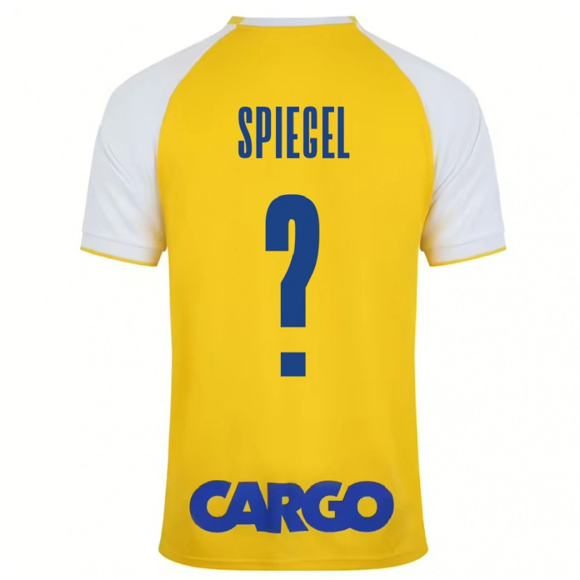 Danxen Herren Liran Shpigel #0 Gelb Weiß Heimtrikot Trikot 2024/25 T-Shirt Schweiz