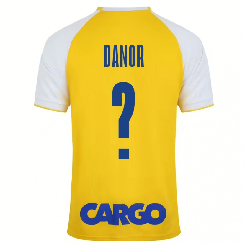 Danxen Herren Yaheli Danor #0 Gelb Weiß Heimtrikot Trikot 2024/25 T-Shirt Schweiz