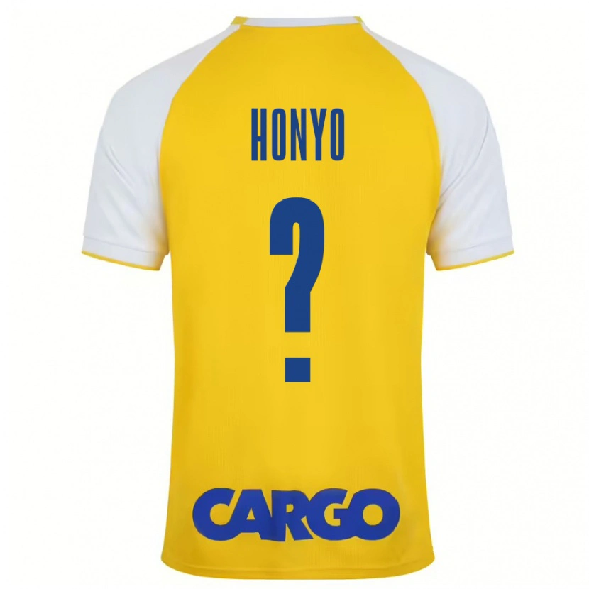 Danxen Herren Yoav Honyo #0 Gelb Weiß Heimtrikot Trikot 2024/25 T-Shirt Schweiz