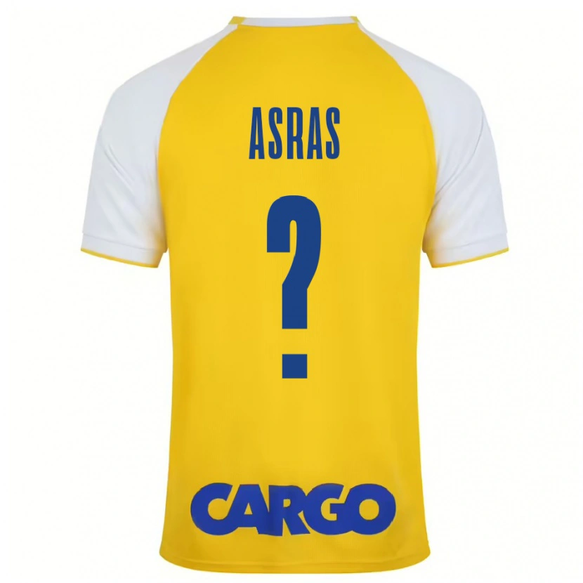 Danxen Herren Lotem Asras #0 Gelb Weiß Heimtrikot Trikot 2024/25 T-Shirt Schweiz
