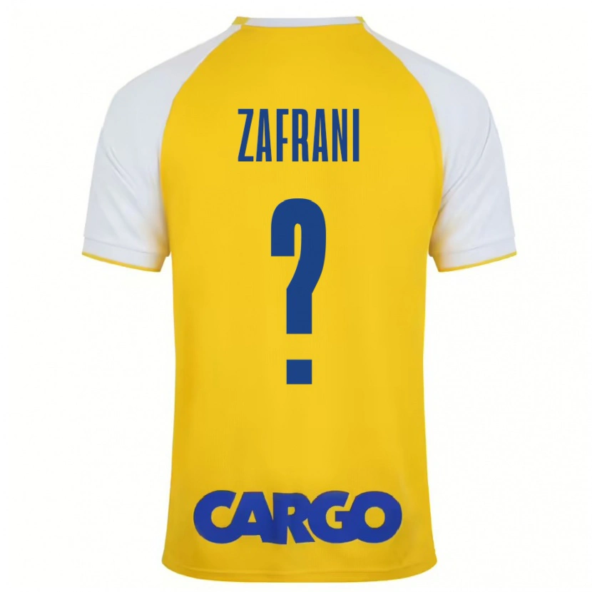 Danxen Herren Itay Zafrani #0 Gelb Weiß Heimtrikot Trikot 2024/25 T-Shirt Schweiz