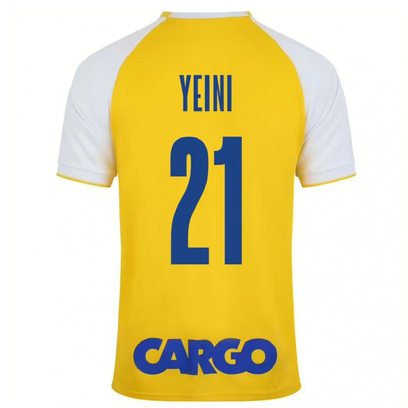 Danxen Herren Sheran Yeini #21 Gelb Weiß Heimtrikot Trikot 2024/25 T-Shirt Schweiz