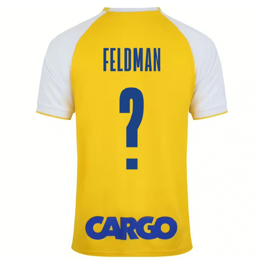 Danxen Herren Ron Feldman #0 Gelb Weiß Heimtrikot Trikot 2024/25 T-Shirt Schweiz