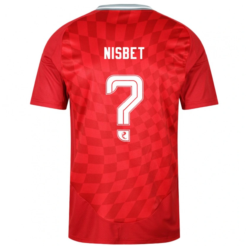 Danxen Herren Kevin Nisbet #0 Rot Heimtrikot Trikot 2024/25 T-Shirt Schweiz