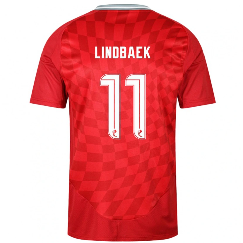 Danxen Herren Adele Lindbaek #11 Rot Heimtrikot Trikot 2024/25 T-Shirt Schweiz