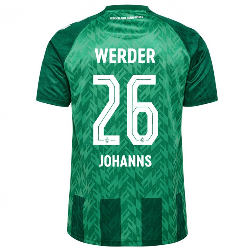 Danxen Herren Lennart Johanns #26 Grün Heimtrikot Trikot 2024/25 T-Shirt Schweiz