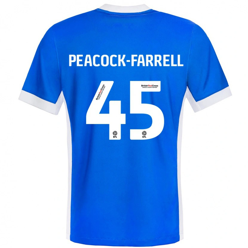 Danxen Herren Bailey Peacock-Farrell #45 Blau Weiß Heimtrikot Trikot 2024/25 T-Shirt Schweiz