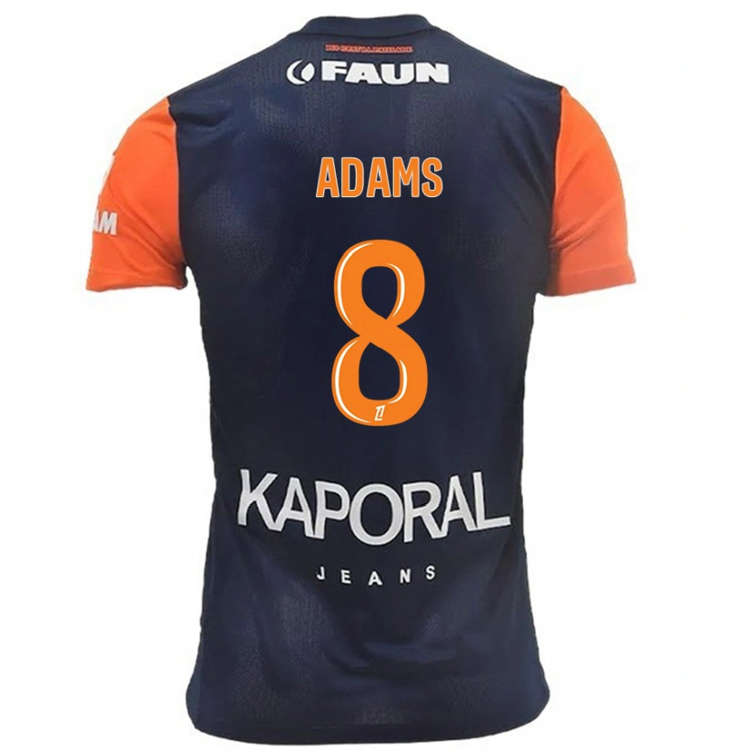 Danxen Herren Akor Adams #8 Marineblau Orange Heimtrikot Trikot 2024/25 T-Shirt Schweiz