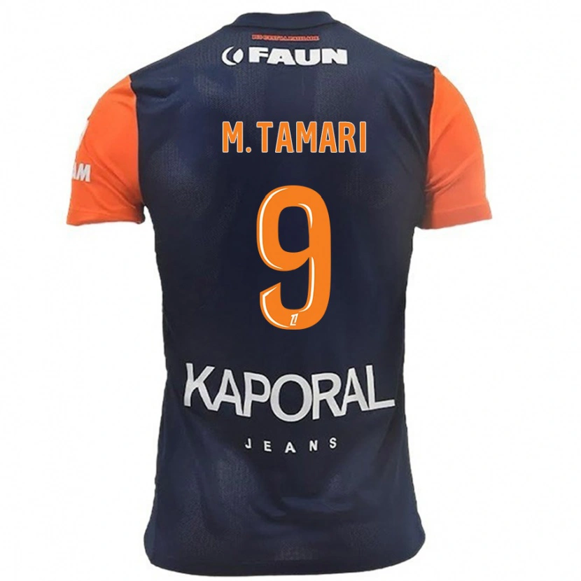 Danxen Herren Mousa Tamari #9 Marineblau Orange Heimtrikot Trikot 2024/25 T-Shirt Schweiz