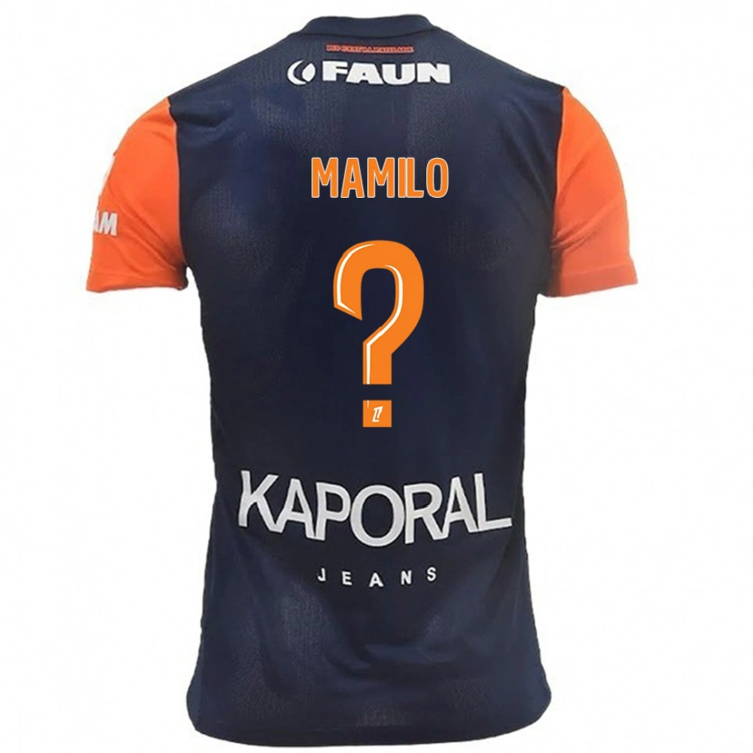 Danxen Herren Craig Mamilo #0 Marineblau Orange Heimtrikot Trikot 2024/25 T-Shirt Schweiz