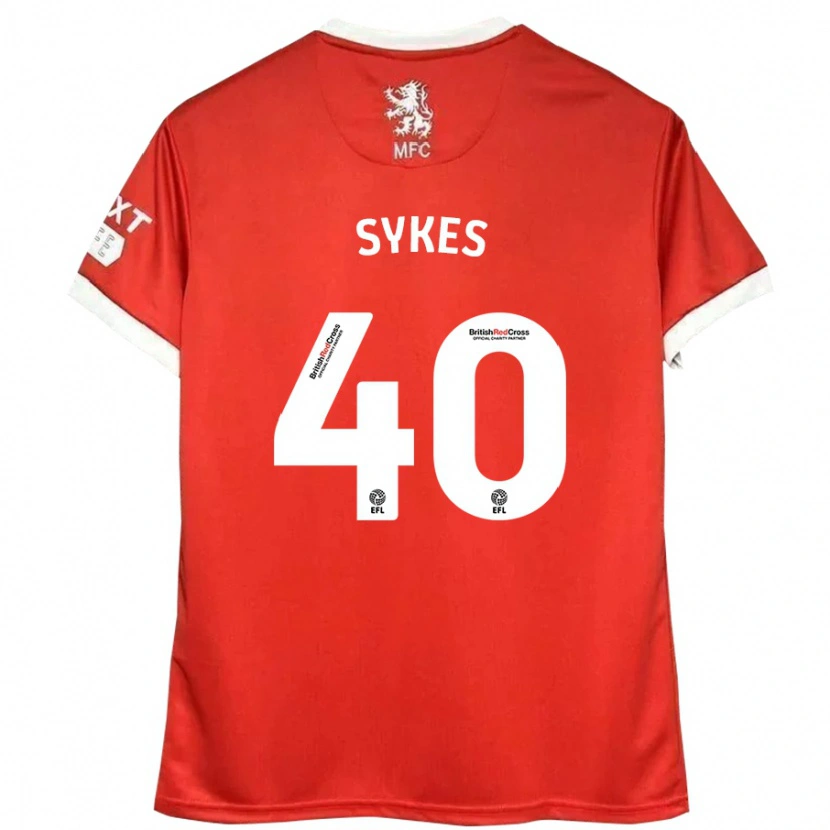 Danxen Herren Cain Sykes #40 Rot Weiß Heimtrikot Trikot 2024/25 T-Shirt Schweiz