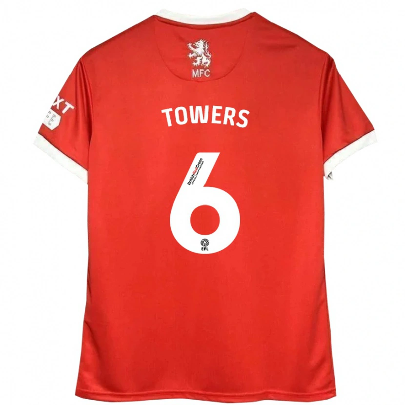 Danxen Herren Abby Towers #6 Rot Weiß Heimtrikot Trikot 2024/25 T-Shirt Schweiz