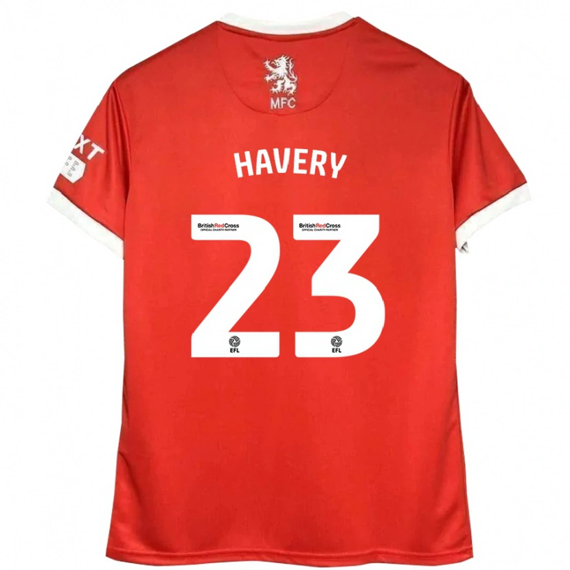 Danxen Herren Nicole Havery #23 Rot Weiß Heimtrikot Trikot 2024/25 T-Shirt Schweiz