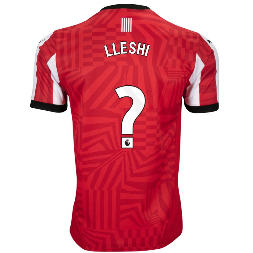 Danxen Herren Henri Lleshi #0 Rot Weiß Heimtrikot Trikot 2024/25 T-Shirt Schweiz