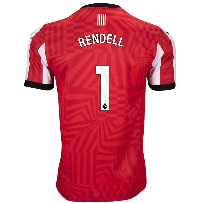Danxen Herren Kayla Rendell #1 Rot Weiß Heimtrikot Trikot 2024/25 T-Shirt Schweiz