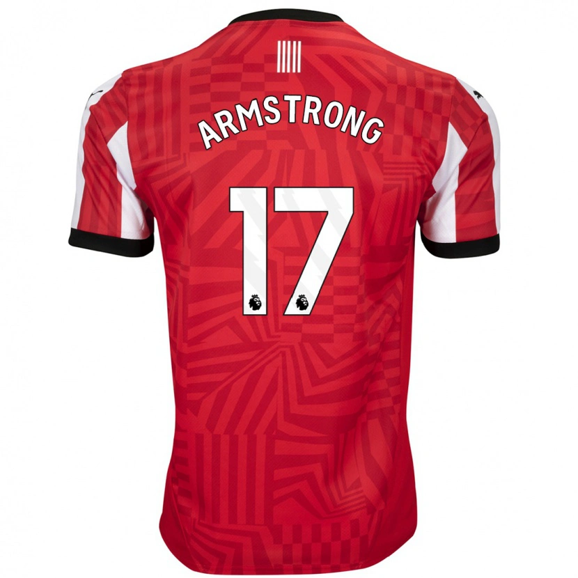 Danxen Herren Stuart Armstrong #17 Rot Weiß Heimtrikot Trikot 2024/25 T-Shirt Schweiz