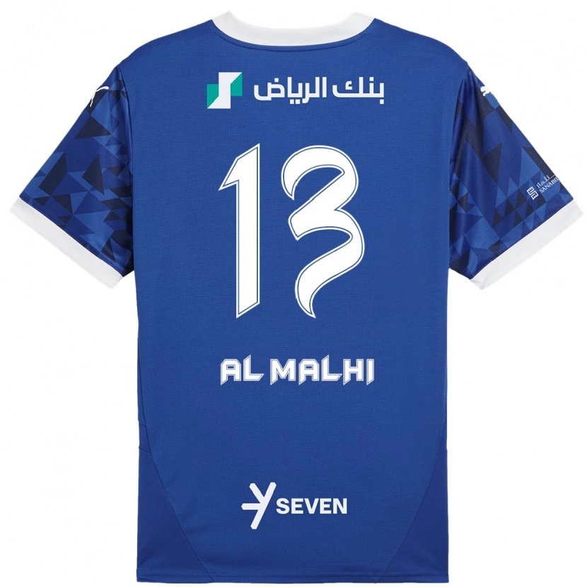 Danxen Herren Al Muhra Al-Malhi #13 Dunkelblau Weiß Heimtrikot Trikot 2024/25 T-Shirt Schweiz