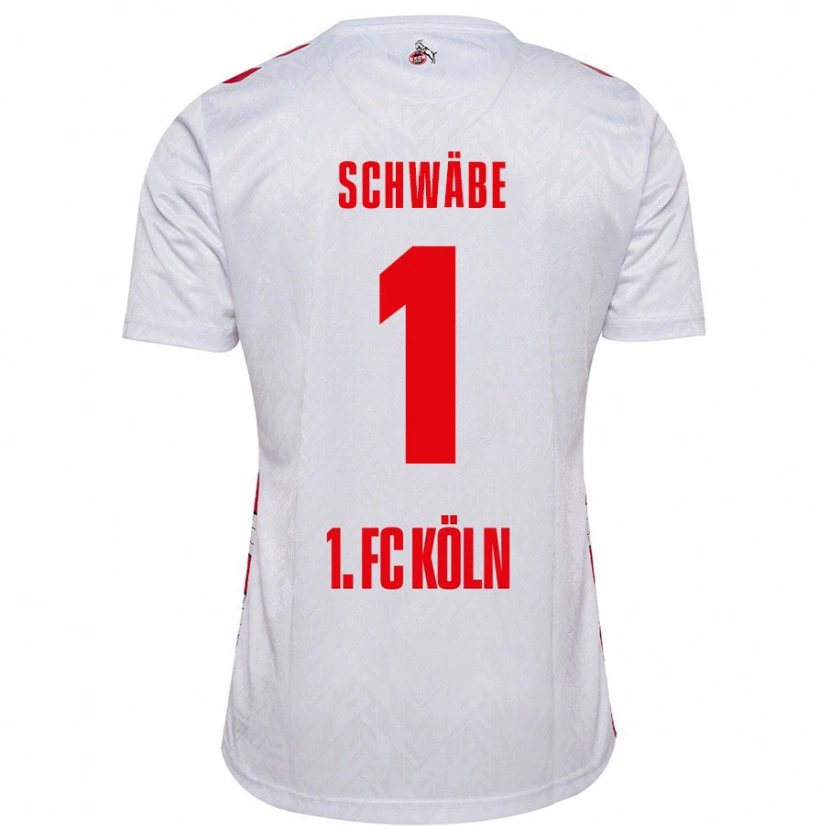 Danxen Herren Marvin Schwäbe #1 Weiß Rot Heimtrikot Trikot 2024/25 T-Shirt Schweiz