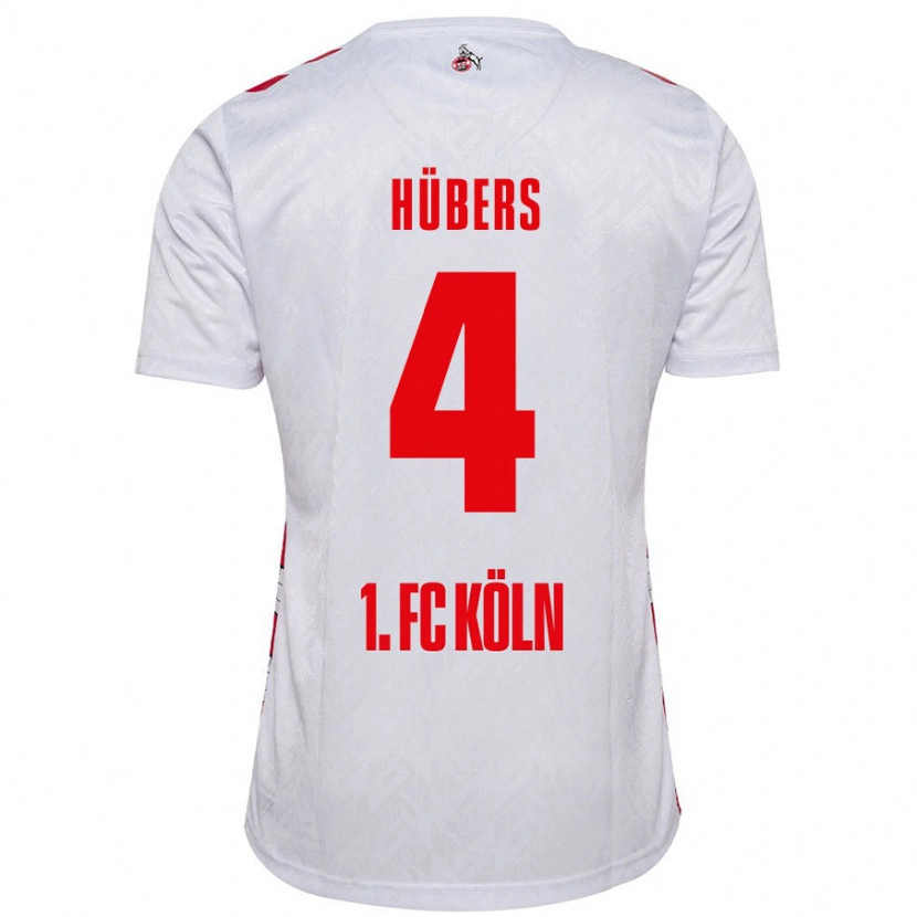 Danxen Herren Timo Hübers #4 Weiß Rot Heimtrikot Trikot 2024/25 T-Shirt Schweiz
