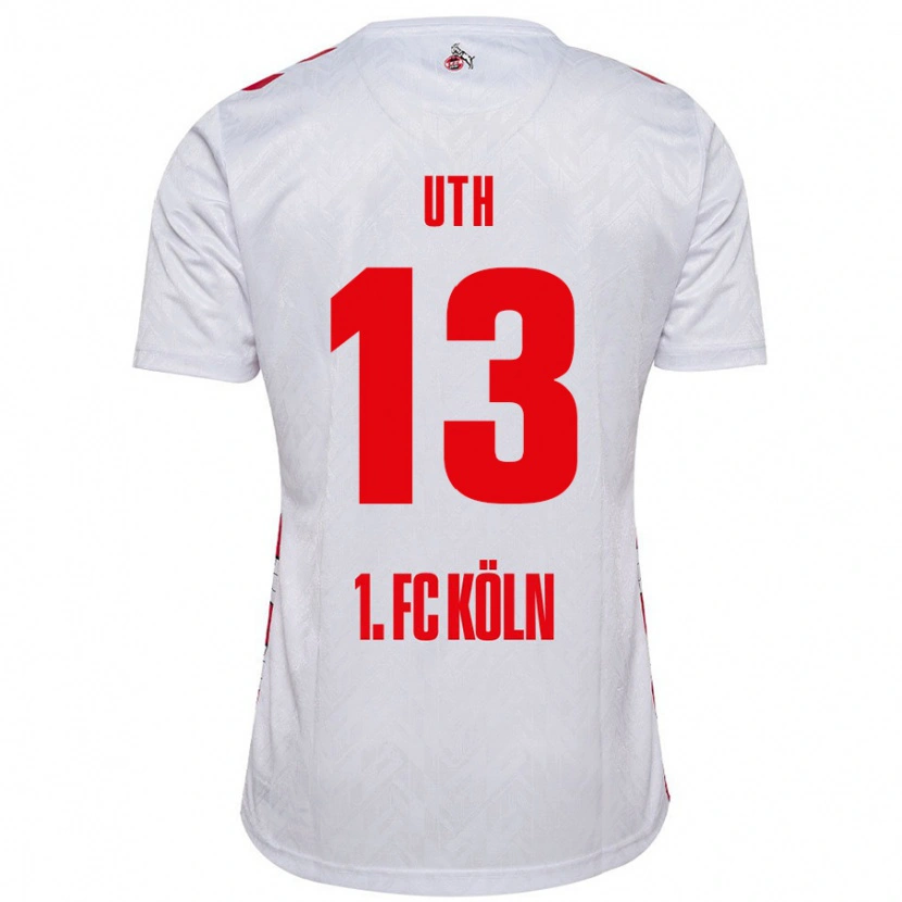 Danxen Herren Mark Uth #13 Weiß Rot Heimtrikot Trikot 2024/25 T-Shirt Schweiz