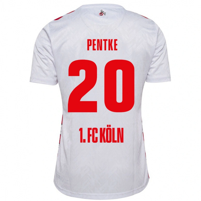 Danxen Herren Philipp Pentke #20 Weiß Rot Heimtrikot Trikot 2024/25 T-Shirt Schweiz