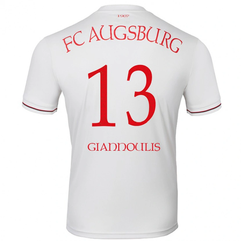 Danxen Herren Dimitrios Giannoulis #13 Weiß Heimtrikot Trikot 2024/25 T-Shirt Schweiz