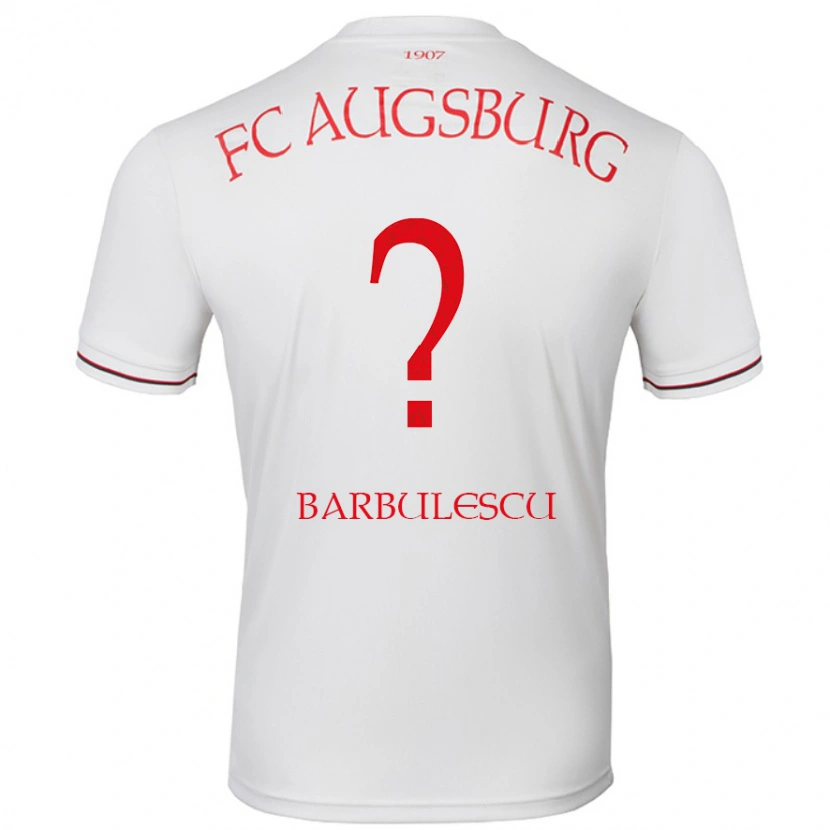 Danxen Herren Luca Bărbulescu #0 Weiß Heimtrikot Trikot 2024/25 T-Shirt Schweiz