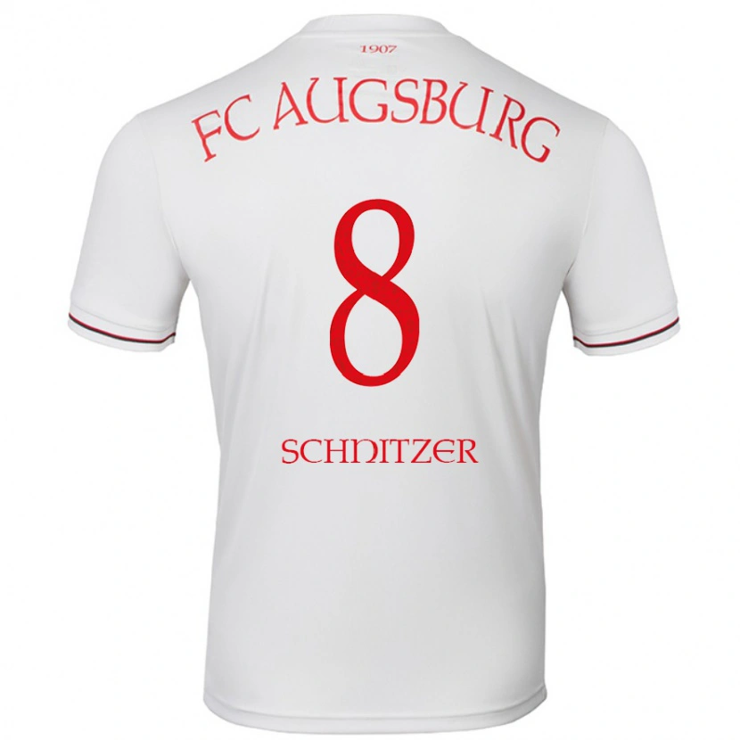 Danxen Herren Tim Schnitzer #8 Weiß Heimtrikot Trikot 2024/25 T-Shirt Schweiz