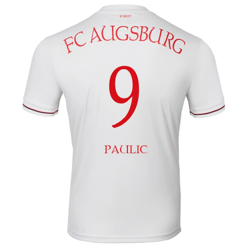 Danxen Herren Anthony Paulic #9 Weiß Heimtrikot Trikot 2024/25 T-Shirt Schweiz