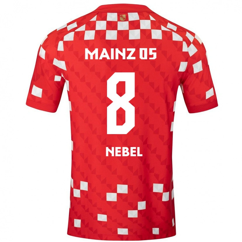 Danxen Herren Paul Nebel #8 Weiß Rot Heimtrikot Trikot 2024/25 T-Shirt Schweiz