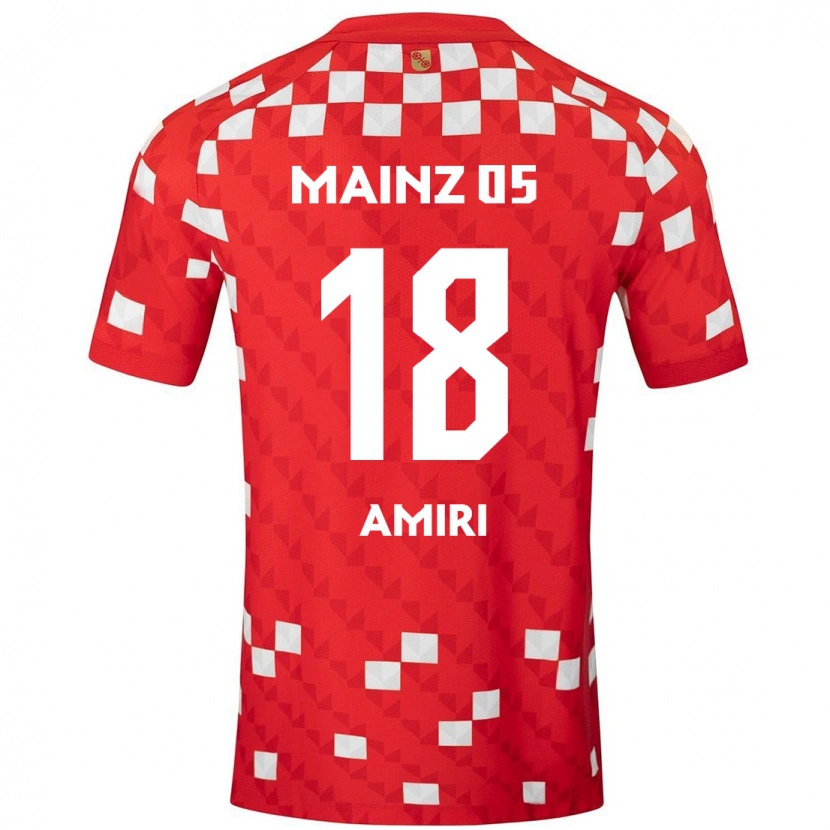 Danxen Herren Nadiem Amiri #18 Weiß Rot Heimtrikot Trikot 2024/25 T-Shirt Schweiz