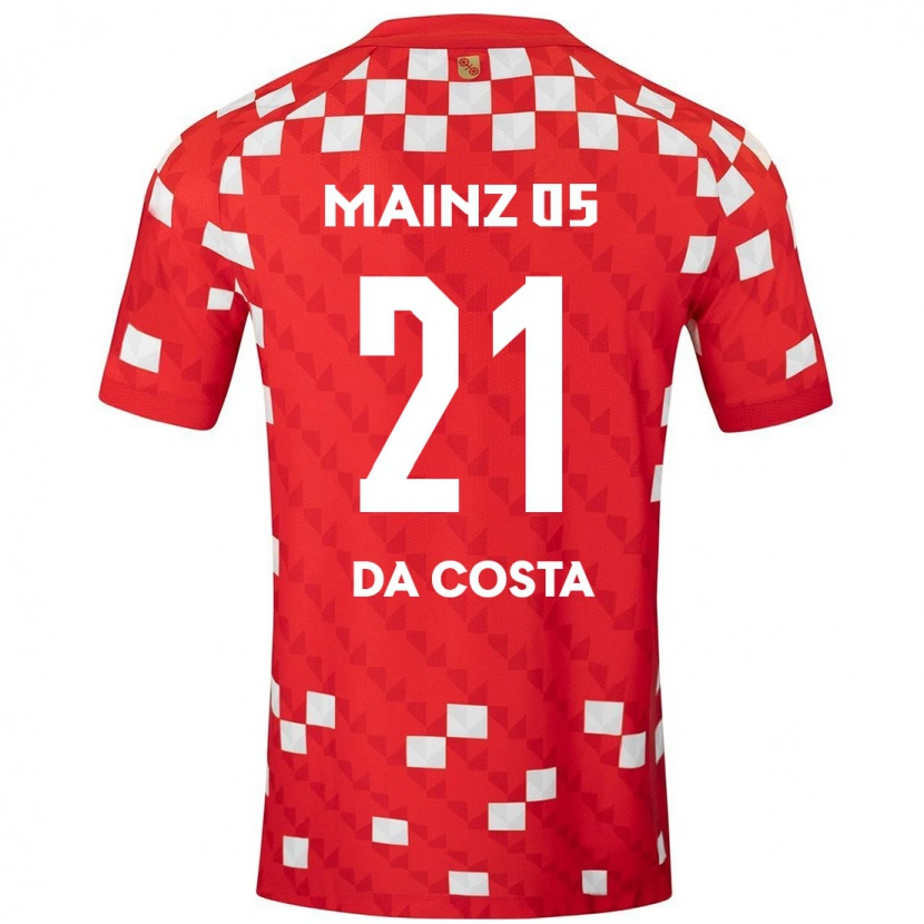 Danxen Herren Danny Da Costa #21 Weiß Rot Heimtrikot Trikot 2024/25 T-Shirt Schweiz