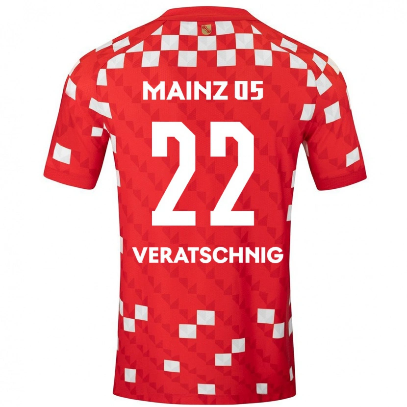 Danxen Herren Nikolas Veratschnig #22 Weiß Rot Heimtrikot Trikot 2024/25 T-Shirt Schweiz