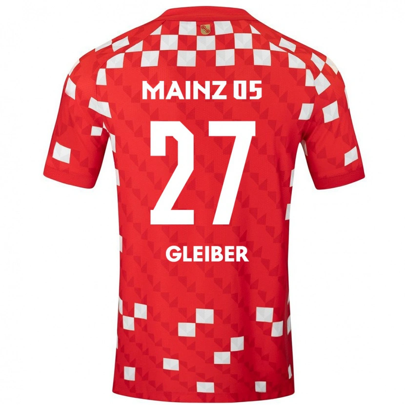 Danxen Herren Daniel Gleiber #27 Weiß Rot Heimtrikot Trikot 2024/25 T-Shirt Schweiz