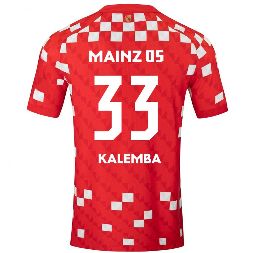 Danxen Herren Marcel Kalemba #33 Weiß Rot Heimtrikot Trikot 2024/25 T-Shirt Schweiz