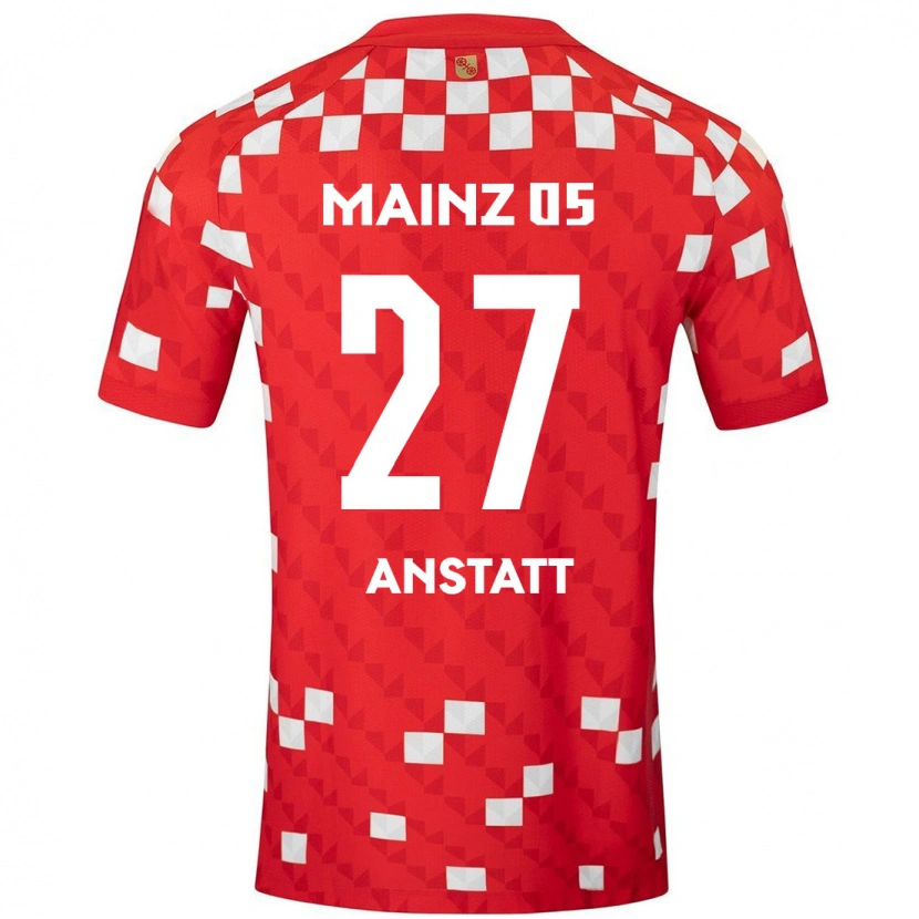 Danxen Herren Nadine Anstatt #27 Weiß Rot Heimtrikot Trikot 2024/25 T-Shirt Schweiz